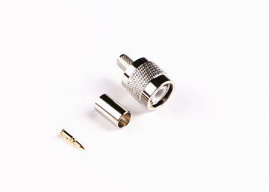 Straight Male Plug TNC RF Connector 500 Cycles Durability With Nickel Plated