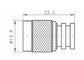 TNCA Male 2 Watt RF Coaxial Load Termination 23.5mm / 0.925″ Length DC - 18GHz