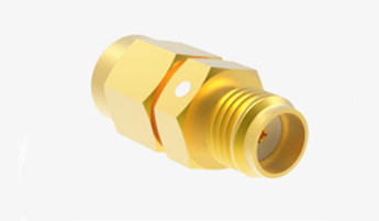 Straight Gold Plated SMA Male to Female RF Connector Brass Adapter