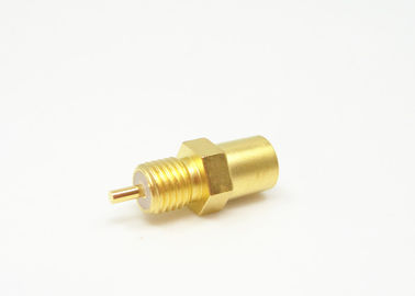 50Ohm Straight MCX RF Connector Concise Structure With Gold Plated Plating