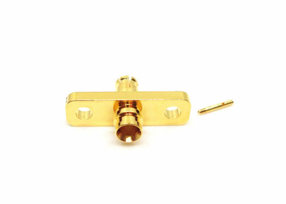 SMP 2- Hole Flange Mount RF Shroud Connector Female Socket