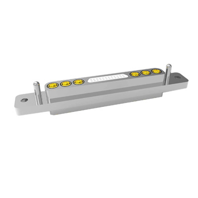 High And Low Frequency Hybrid Integrated Connector For Array Surveillance Radar System