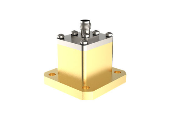 11.9GHz~18GHz WR62 تا SMA End Female Launch Waveguide To Coax Adapter SMA/BJ140-KFE.9GHz~18GHz WR62 تا SMA End Female End Launch Waveguide تا آداپتور کوکس SMA/BJ140-KFE
