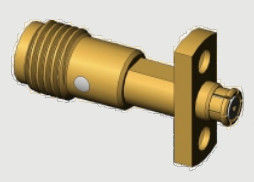 2 سوراخ فلنج نصب SMA زنانه / جک به SMP زنانه / جک آداپتورها تا 18GHz