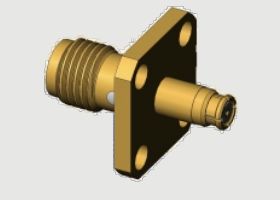 آداپتورهای SMA مادگی / جک به SMP مادگی / جک با پایه فلنج 4 سوراخ تا 18 گیگاهرتز
