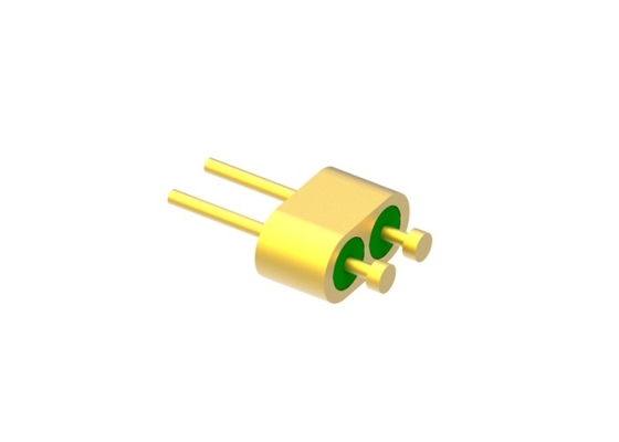 هدرز آب‌بندی هرمتیک شیشه به فلز با سر ناخن 2 پین و سطح اتصال سیم طلا MC-1085-JH