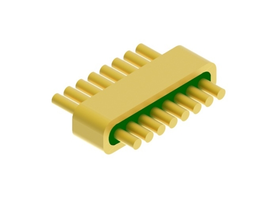 Kovar 4J29 8-Pin Header Connector Hermetic DC Straight Cut برای سولدر MC-1766-JH