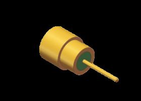 کانکتور SMPS RF با روکش طلایی 50 اهم مهر و موم شده برای لحیم کاری PCB نر 60 گیگاهرتز