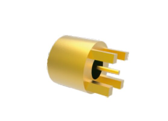 50Ω 40GHz هیرمیتیک مهر و موم شده Kovar آلیاژ پوسته 4 پا از طریق اتصال سوراخ برای PCB Solder Aerospace RF Connectors