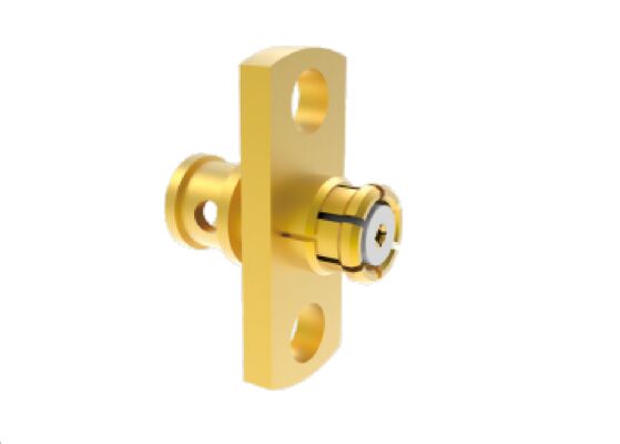 جک 50Ω 18 گیگاهرتز SMP زن SMP جک 2 سوراخ فلنج اتصالات RF هوافضا جفت شدن برای کابل 0.086