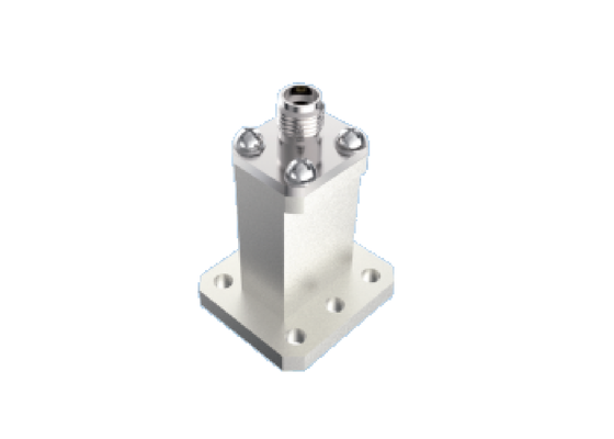 WR 51 Waveguide to 2.92mm K Type Adapter Ku/K Band 15GHz~22GHz End Launch Aerospace RF Connectors with Low Insertion Loss