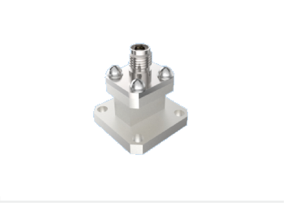 WR 42 Waveguide to 2.92mm K type Adapter 18GHz~26.5GHz End Launch کانکتورهای RF Aerospace با استفاده از باند K