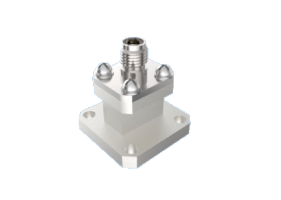BJ220/WR 42 موج راهنمای به 2.92mm K نوع آداپتور 18GHz ~ 26.5GHz پایان پرتاب هوافضا RF کانکتورهای استفاده برای باند K