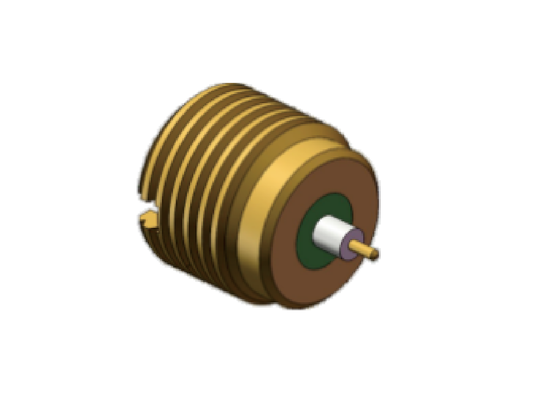 کانکتور هرمتیک SMP RF آلیاژی 50 اهم کوار نر حفره صاف 40 گیگاهرتز با پیچ M5X0.5-6g