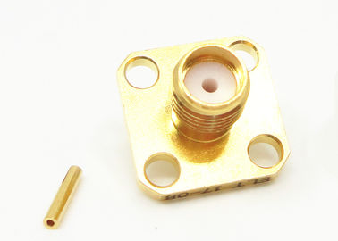 اتصالات کابل کواکسیال RF اتصال لحیم کاری 50 اهم اتصال جک SMA زن