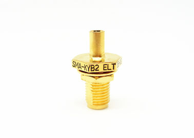 قابل اعتماد کابل کابل RF SMA Bulkhead RF SMA طلایی اندود شده برای کابل 086