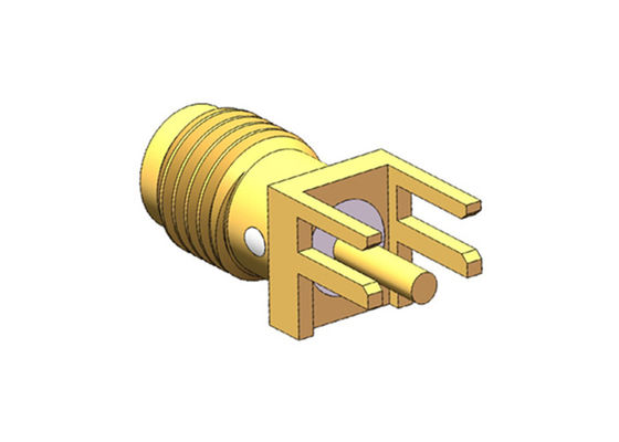 اتصال دهنده جک اتصال دهنده زن DC به 18 گیگاهرتز PCB Mount SMA RF